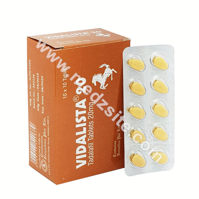 Buy Vidalista 20 | Generic Yellow Cialis | Treat ED - Medzsite