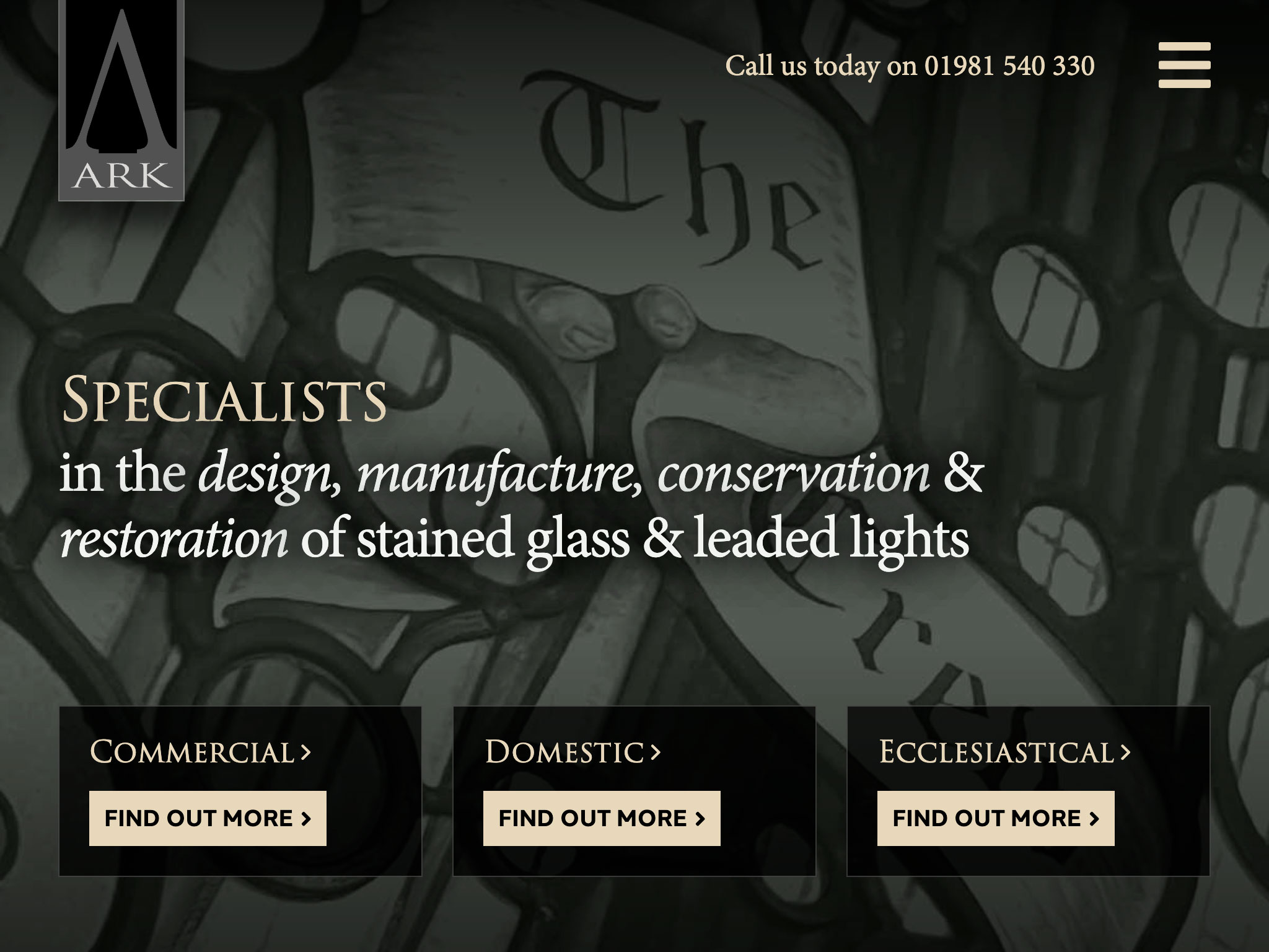 Ark Stained Glass & Leaded Lights | Design, Manufacture, Restoration Experts
