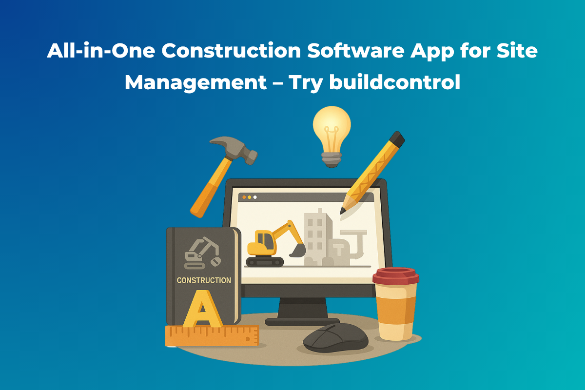 All-in-One Construction Software App for Site Management – Try buildcontrol