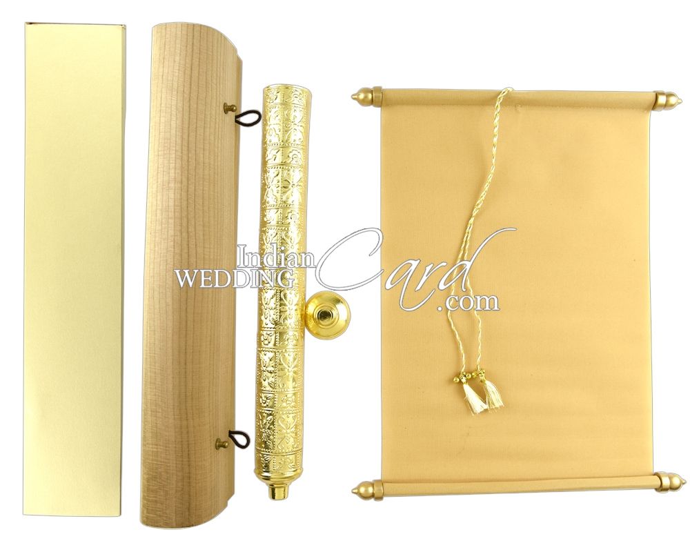 Natural Elegance: Wooden Scroll Invitations For Your Big Day | Indian Wedding Card's Blog
