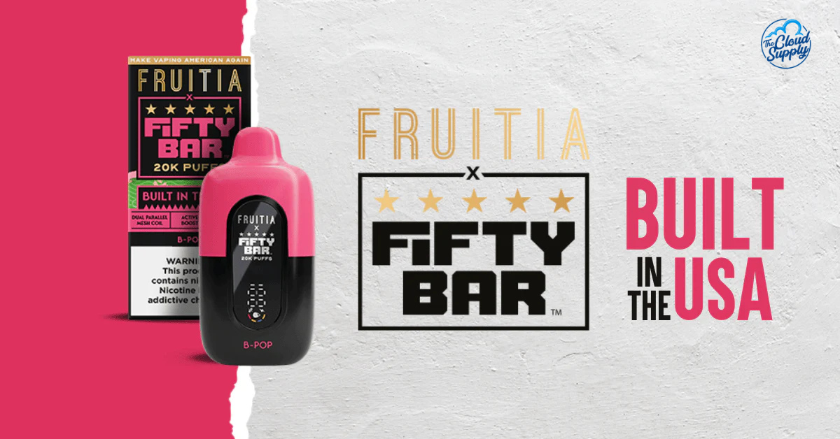 Fifty Bar X Fruitia Disposable Review: Is This the Best Disposable Vape of 2025? - The Cloud Supply