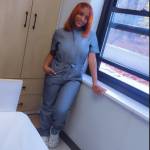 Denim Gray Scrubs Romper Profile Picture