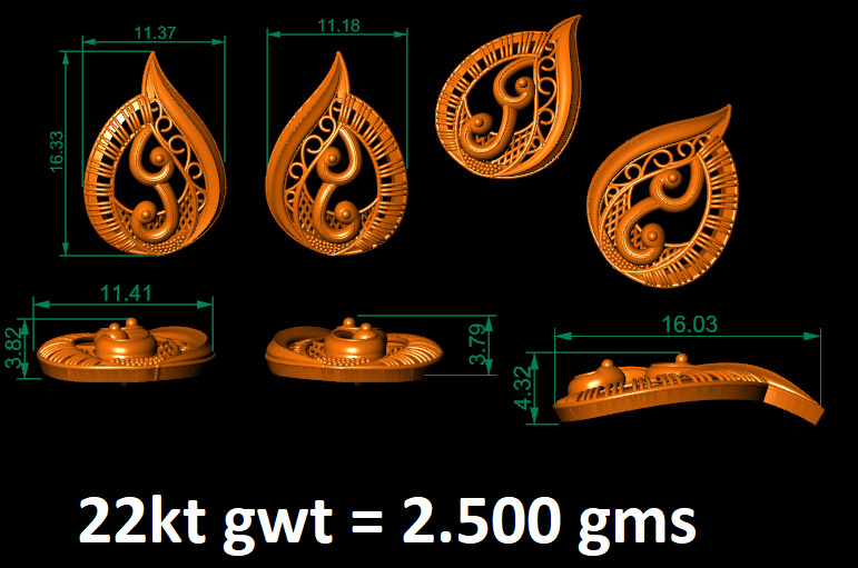 Jewellery CAD Design Services | 3D Custom Jewellery Modeling