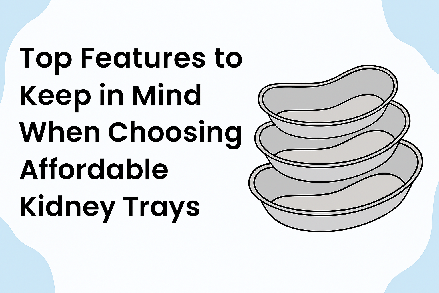 Top Features to Keep in Mind When Choosing Affordable Kidney Trays...