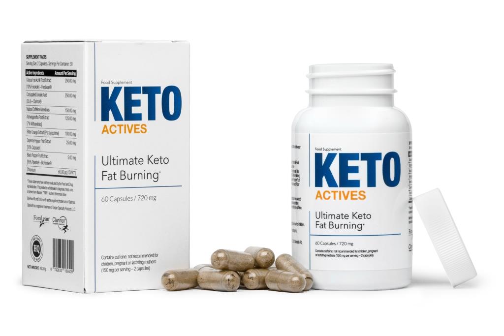 Keto Actives Capsules - Natural Fat Burner for Weight Loss