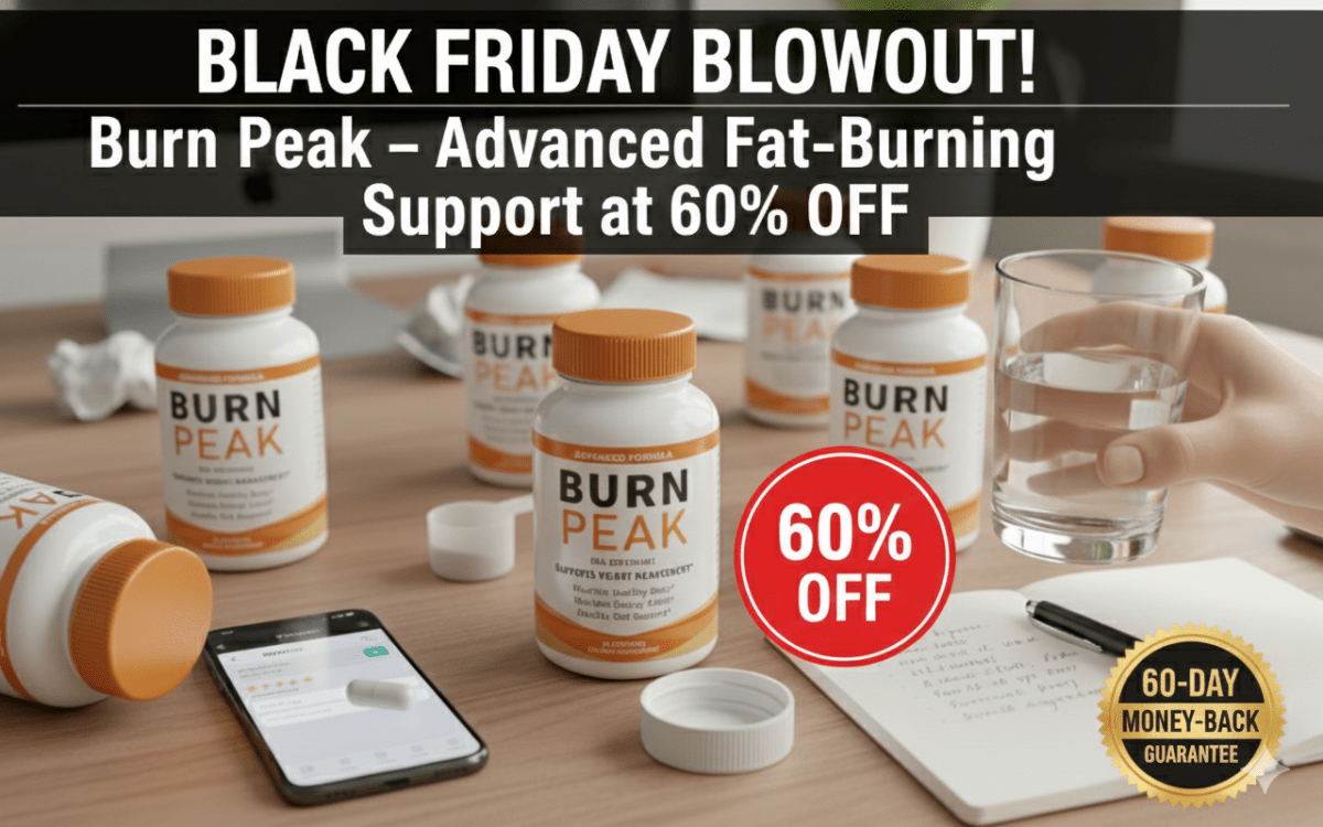 Black Friday Blowout! Burn Peak – Advanced Fat-Burning Support at 60% OFF – Health Hub by USA