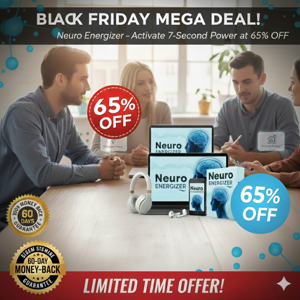 Black Friday Mega Deal! Neuro Energizer – Activate 7-Second Brain Power at 65% OFF – Health Hub by USA