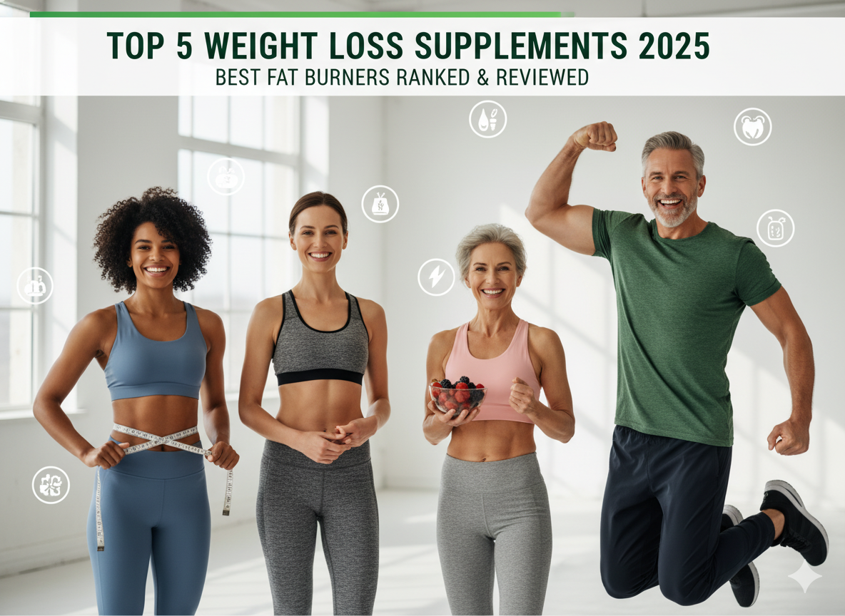 Top 5 Weight Loss Supplements 2025 – Best Fat Burners Ranked & Reviewed – Health Support USA