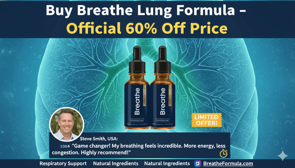 Buy Breathe Lung Formula – Official 60% Off Price – Healthline Support