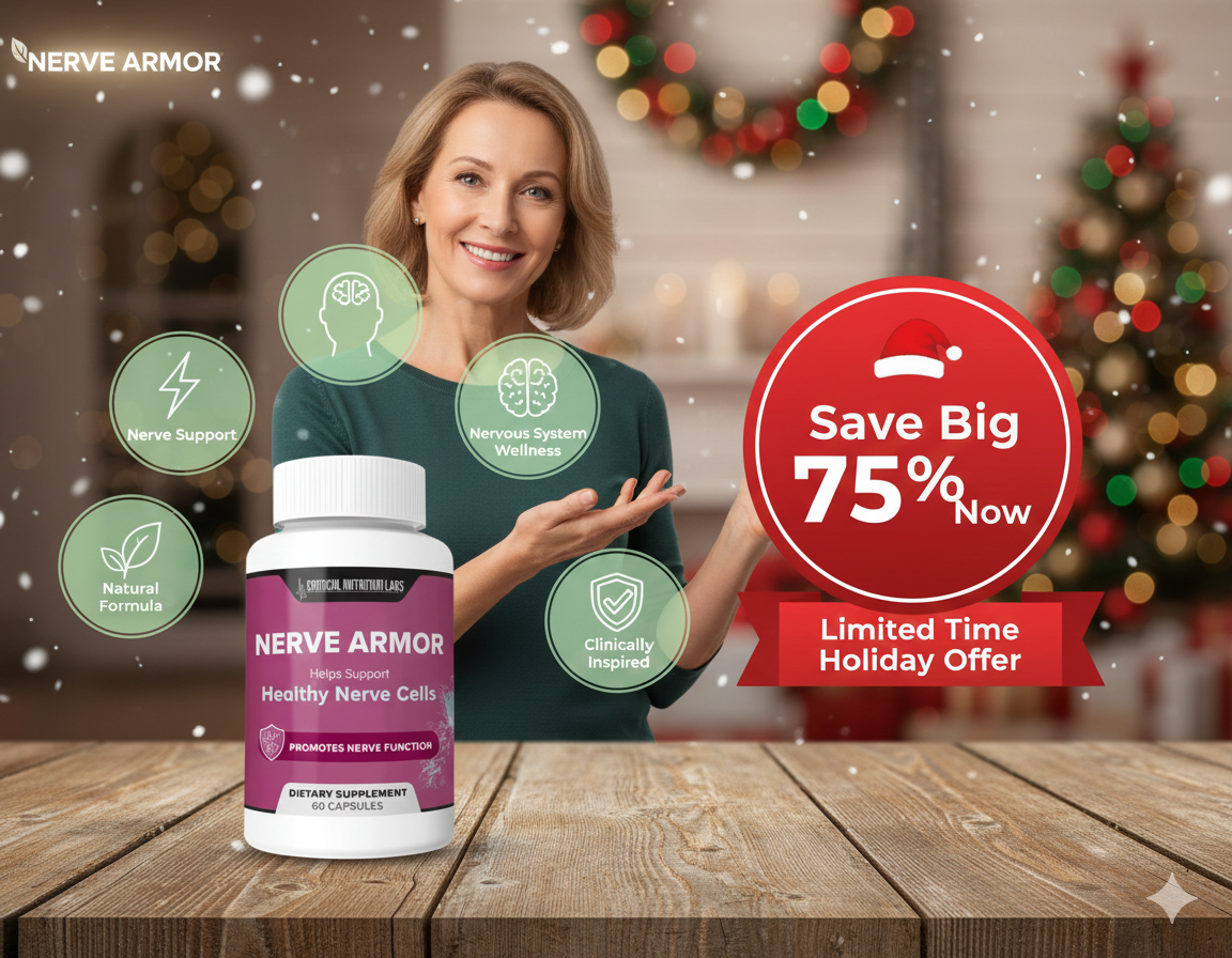 Nerve Armor Christmas Discount – Save Big 75% Now – HealthyLife Vital USA