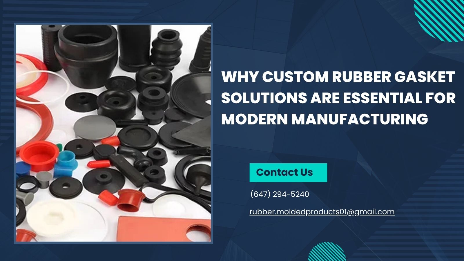 Why Custom Rubber Gasket Solutions Are Essential for Modern Manufacturing – Rubber Molded Products