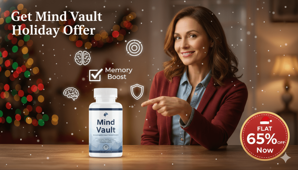 Get Mind Vault Holiday Offer – Flat 65% Off Now – HealthyLife Vital USA
