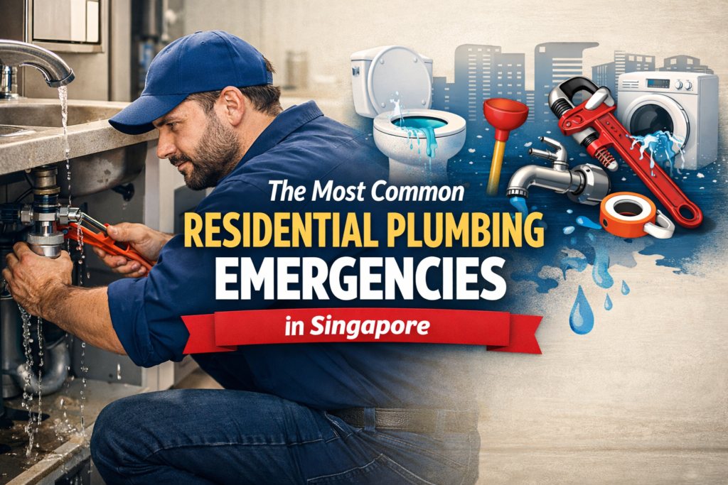 The Most Common Residential Plumbing Emergencies in Singapore