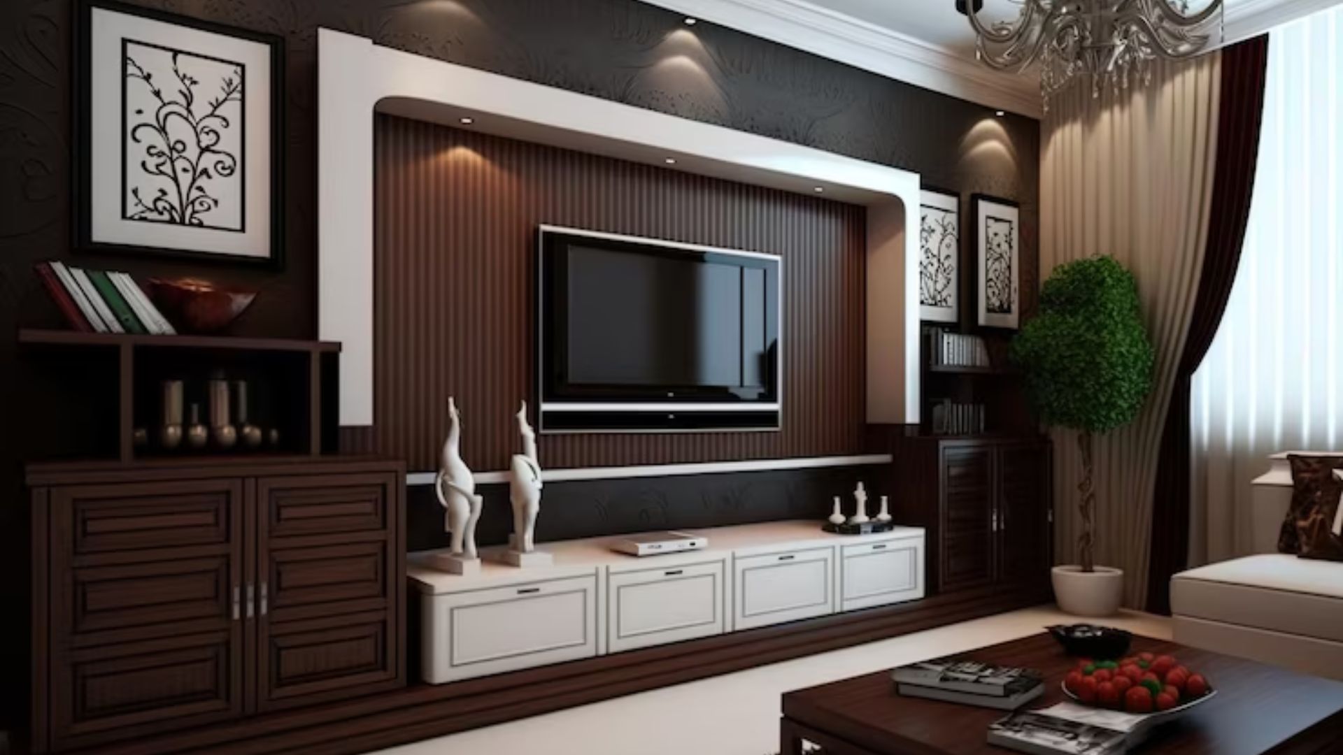 Modern LCD Panel Design for Living Room & Bedroom | Urban Design Co.