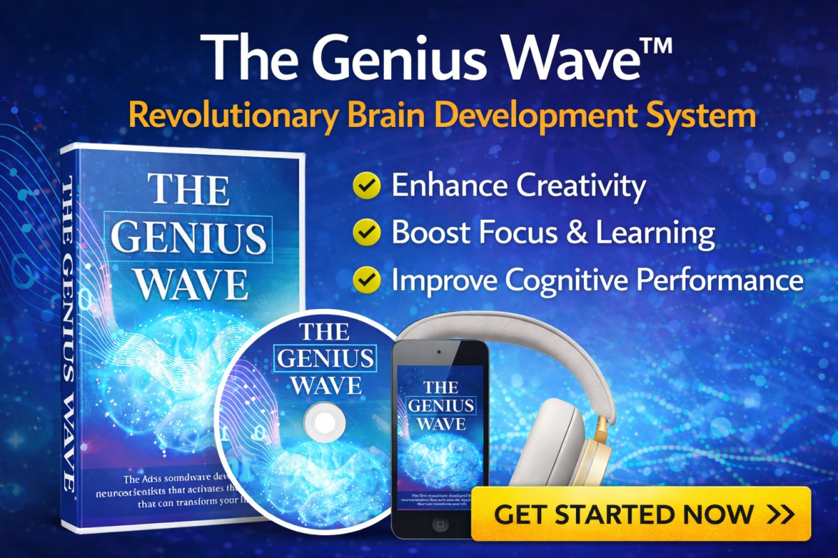 The Genius Wave™ – Revolutionary Brain Development System for Creativity, Focus – Health Supplement