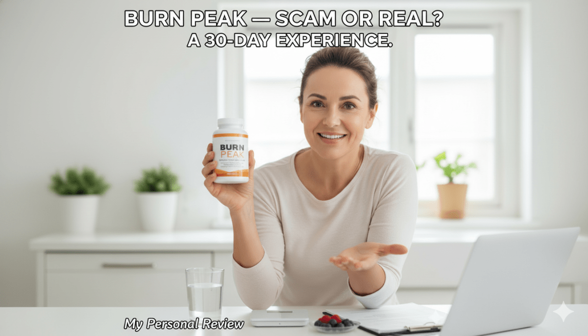 Burn Peak — Scam or Real? A 30-Day Experience – Healthy Living USA