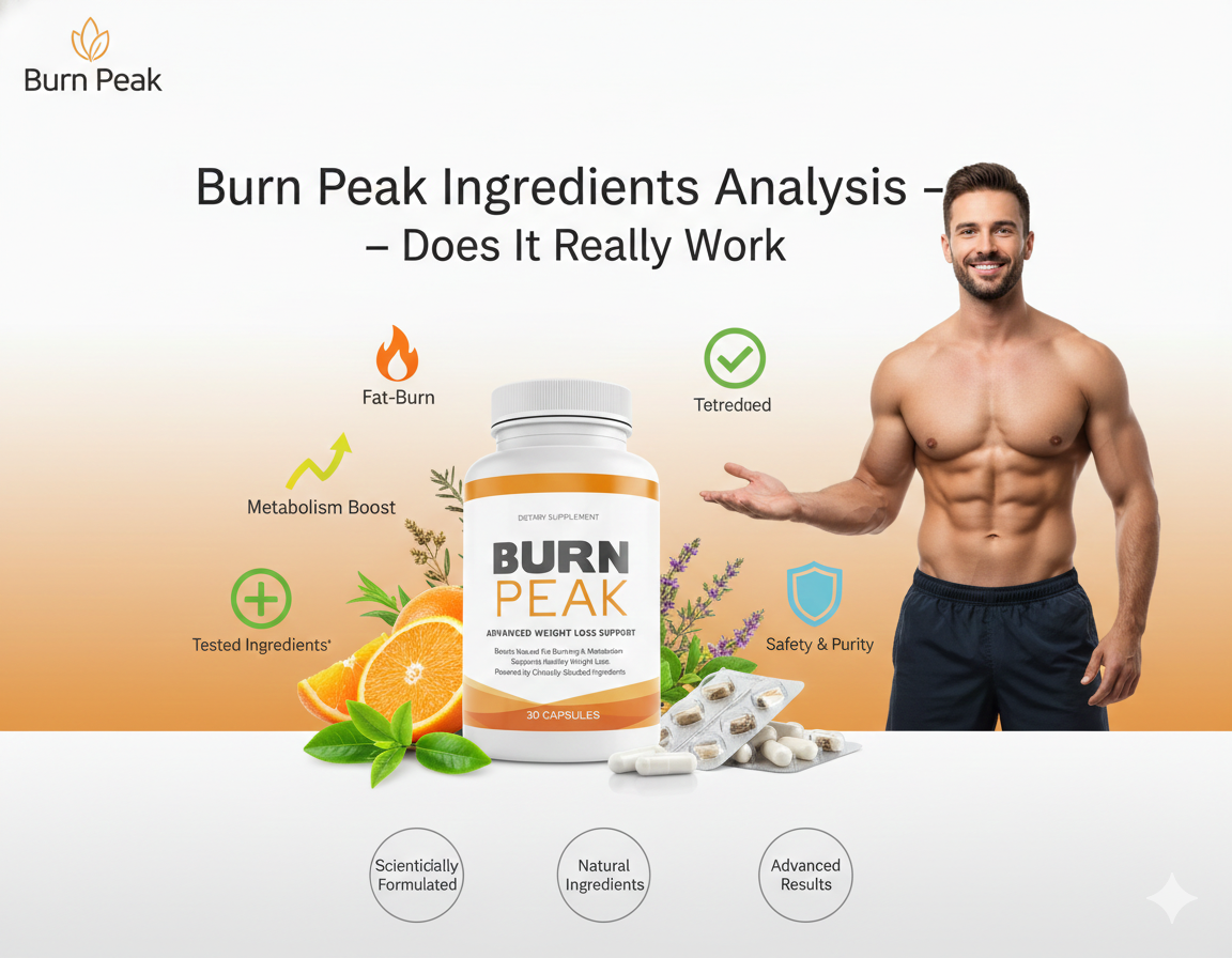 Burn Peak Ingredients Analysis – Does It Really Work? – HealthyLife Vital USA