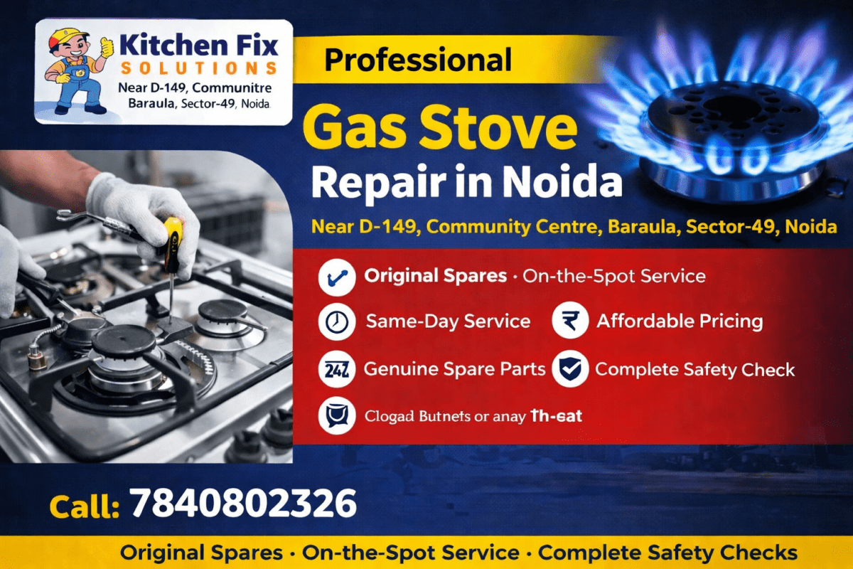 Gas Stove Repair in Noida, Kitchen Fix Solution Trusted and Fast – Site Title