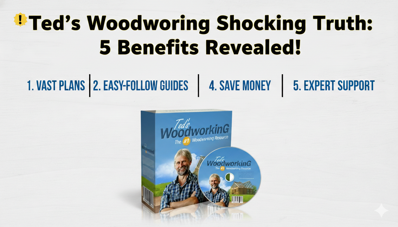 Get Inspired Ted's Woodworking 16000 Plans DIY Guide