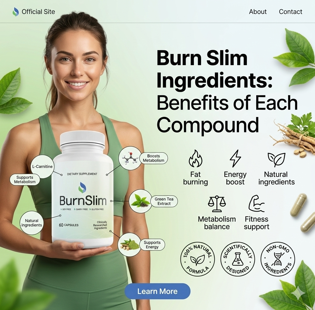 Burn Slim Ingredients: Benefits of Each Compound