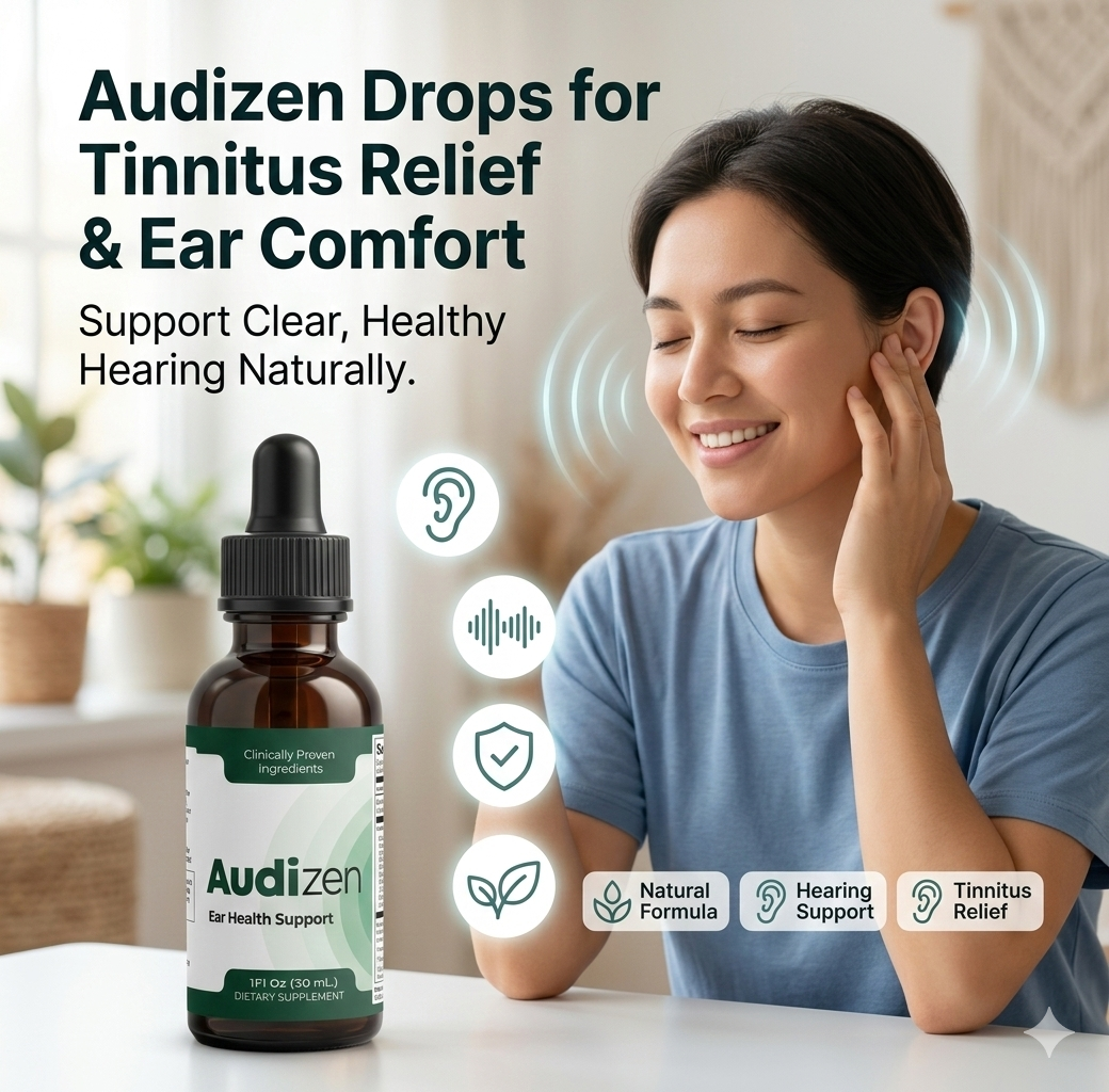 Audizen Drops for Tinnitus Relief and Ear Comfort