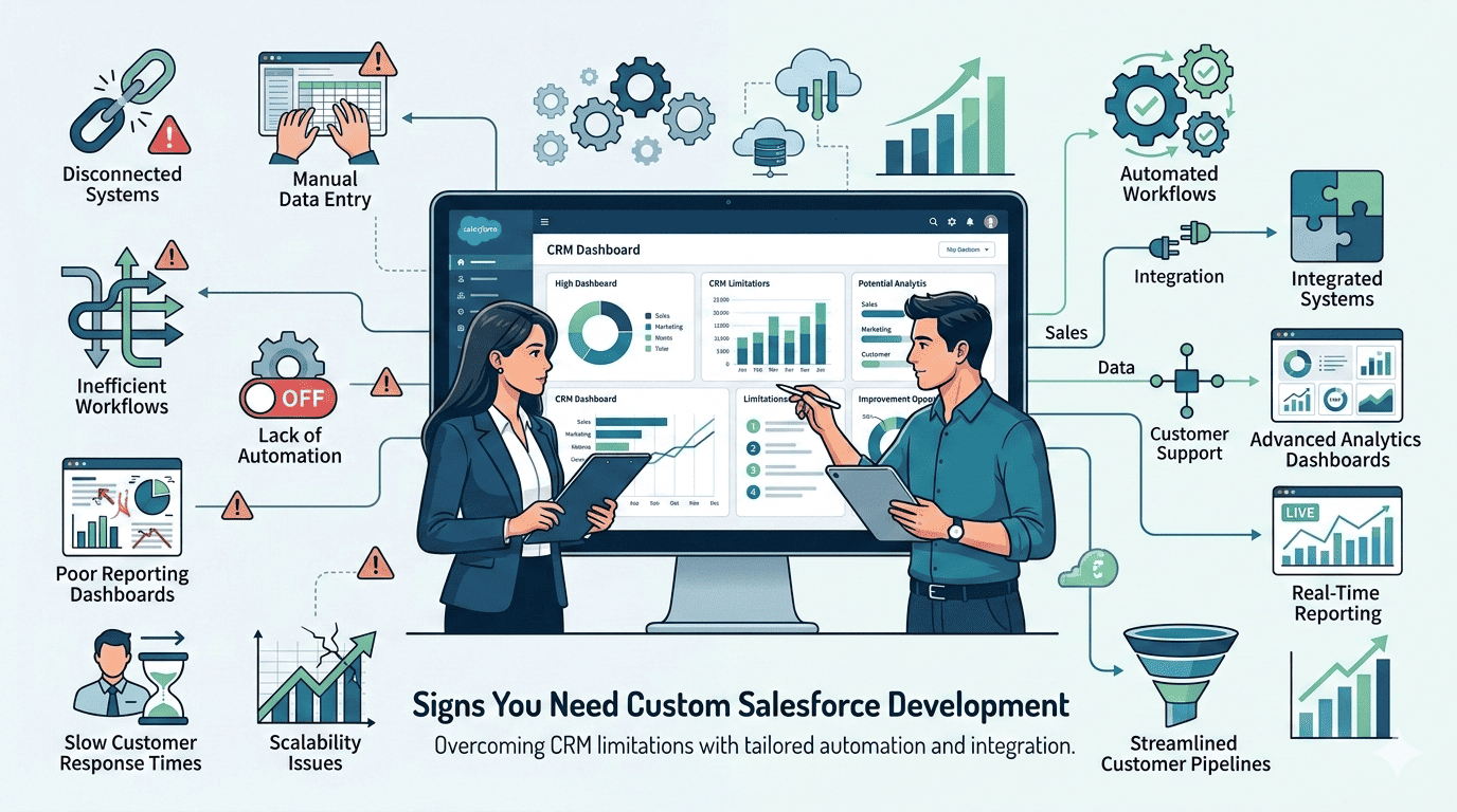 7 Signs Your Business Needs Custom Salesforce Development Services...