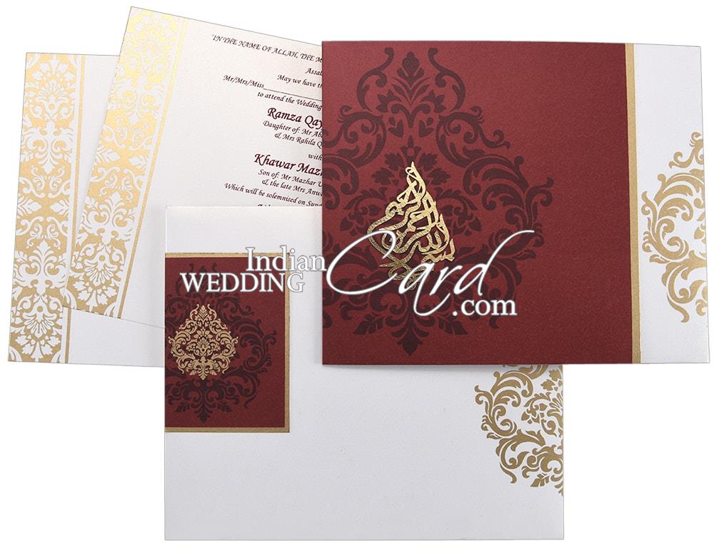 Best Damask Wedding Cards For Classic & Luxury Weddings | Indian Wedding Card's Blog