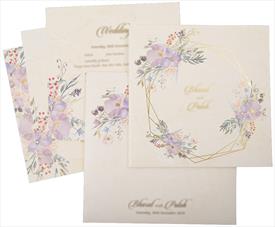 Multi-Color Wedding Invitations, Multicolor Invitations Cards