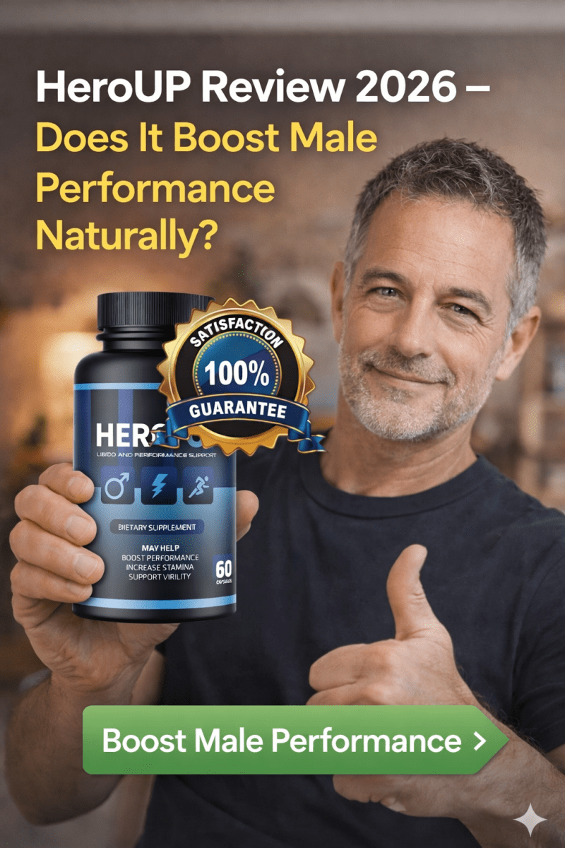 HeroUP Review 2026 – Does It Boost Male Performance Naturally? – Healthy Living Expert USA