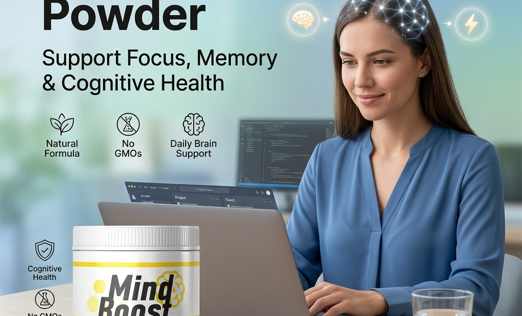 Mind Boost Powder for Focus and Memory Support