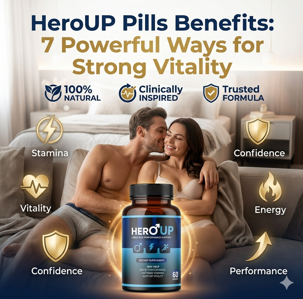 HeroUP Pills Benefits: 7 Powerful Ways for Strong Vitality