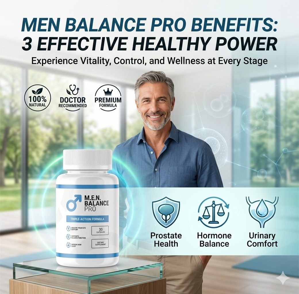 Men Balance Pro Benefits: 3 Effective Healthy Power