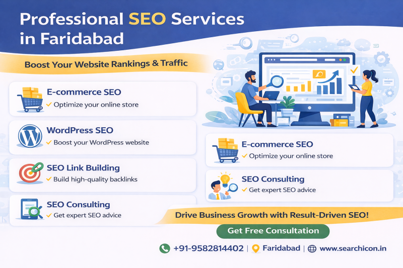 Professional SEO Services in Faridabad for Business Growth: searchicondigi — LiveJournal