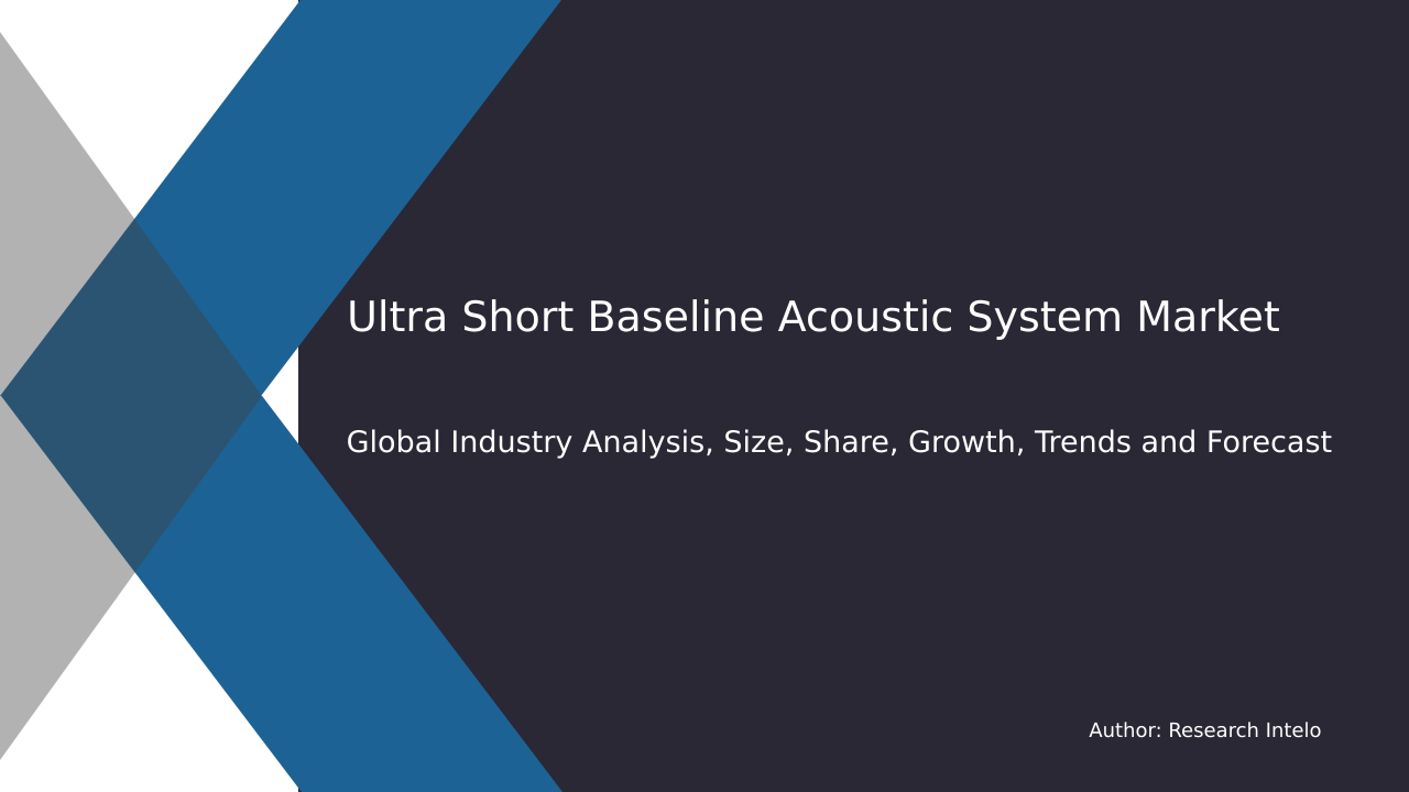Ultra Short Baseline Acoustic System Market Research Report 2033