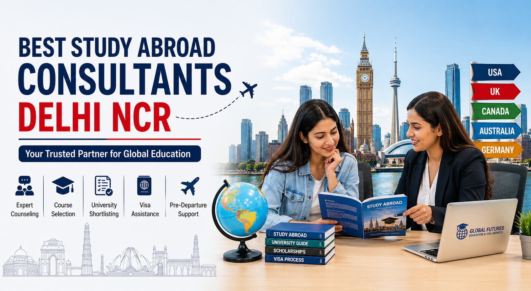 Best Study Abroad Consultants Delhi NCR: Best Course Selection Abroad to Indian Students – Site Title