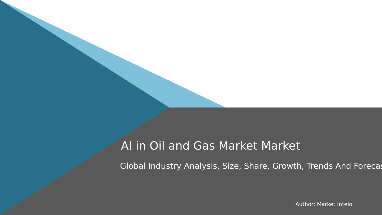 AI in Oil and Gas Market Research Report 2033