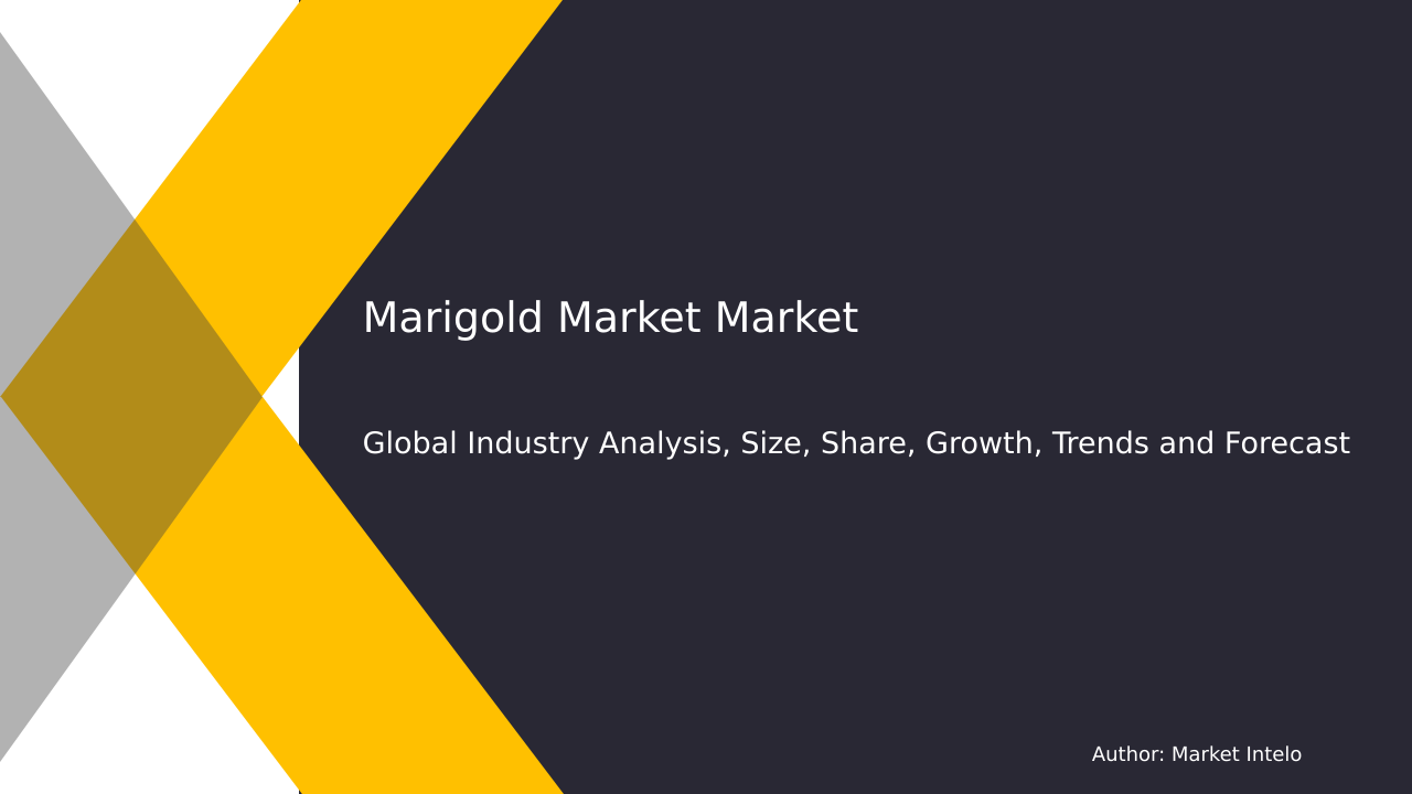 Marigold Market Research Report 2033