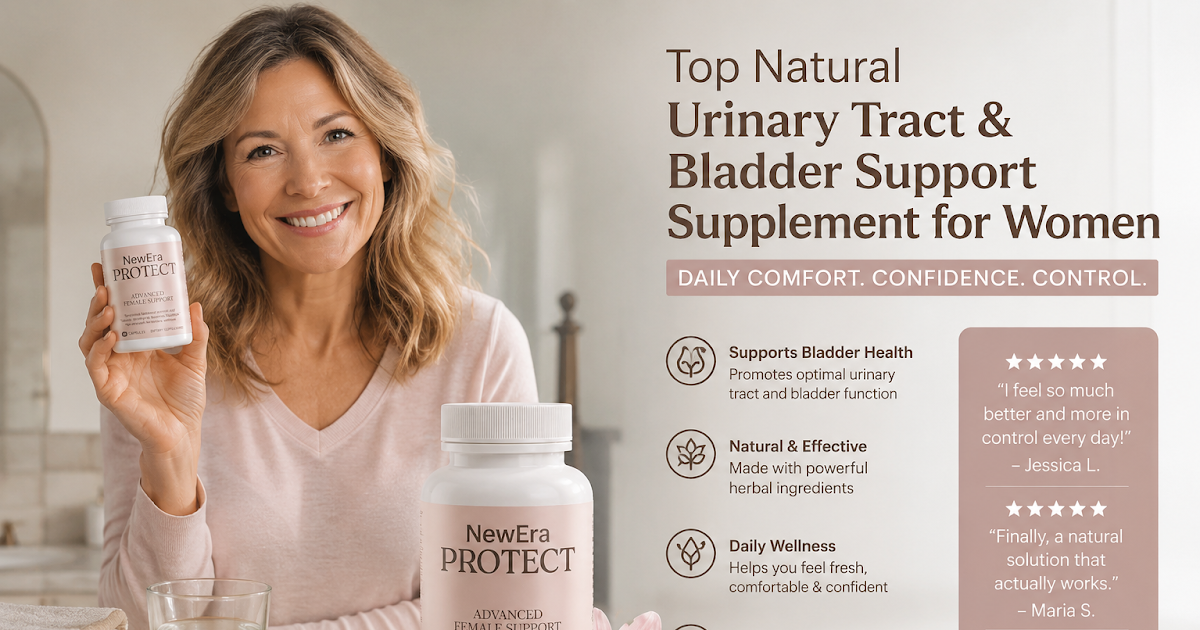 Top Natural Urinary Tract & Bladder Support Supplement for Women ~ Healthy Fit Pro