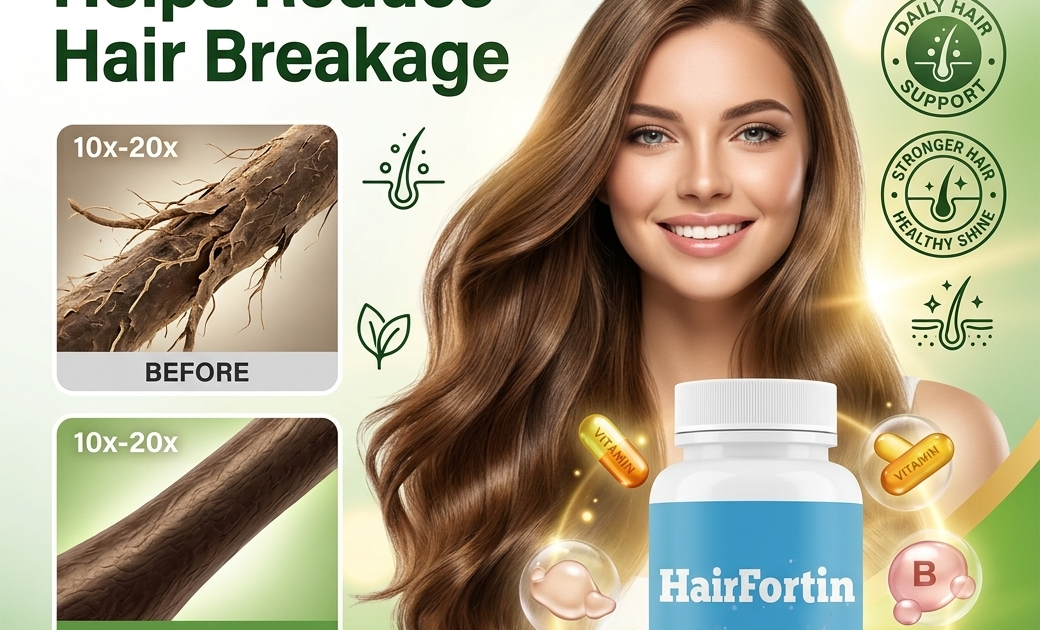 Hairfortin Supplement Helps Reduce Hair Breakage