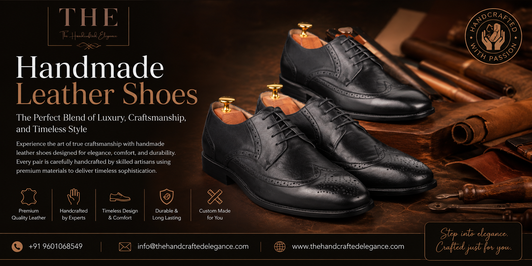 Handmade Leather Shoes – The Perfect Blend of Luxury, Craftsmanship and Timeless Style – The Handcrafted Elegance