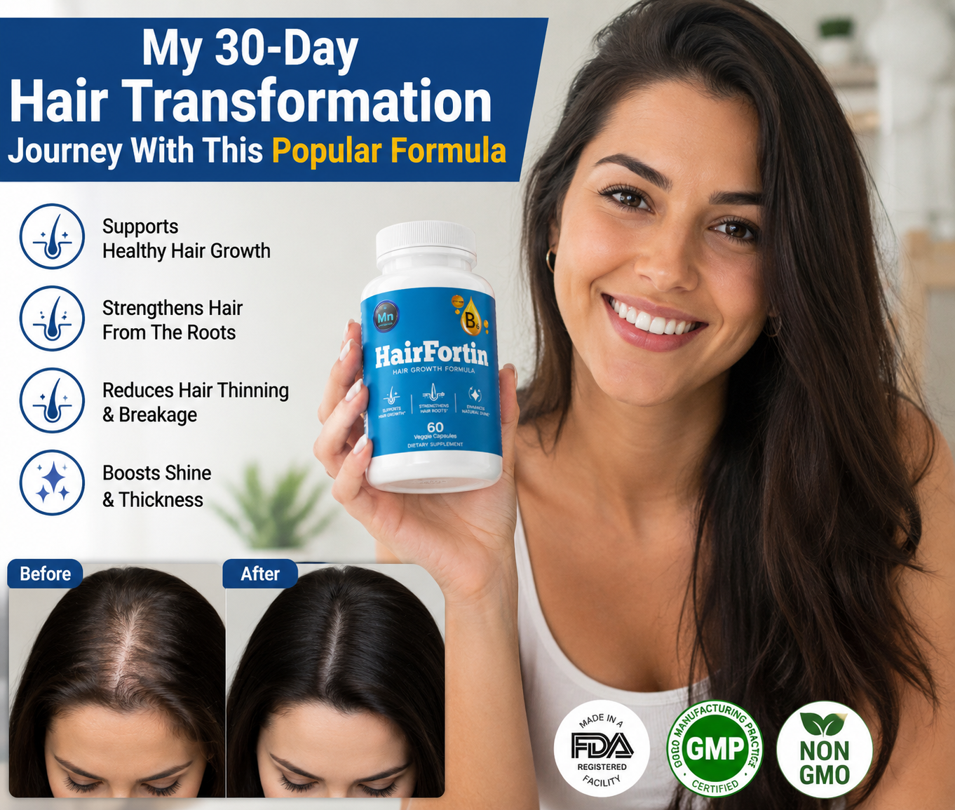 My 30-Day Hair Transformation Journey With This Popular Formula |...