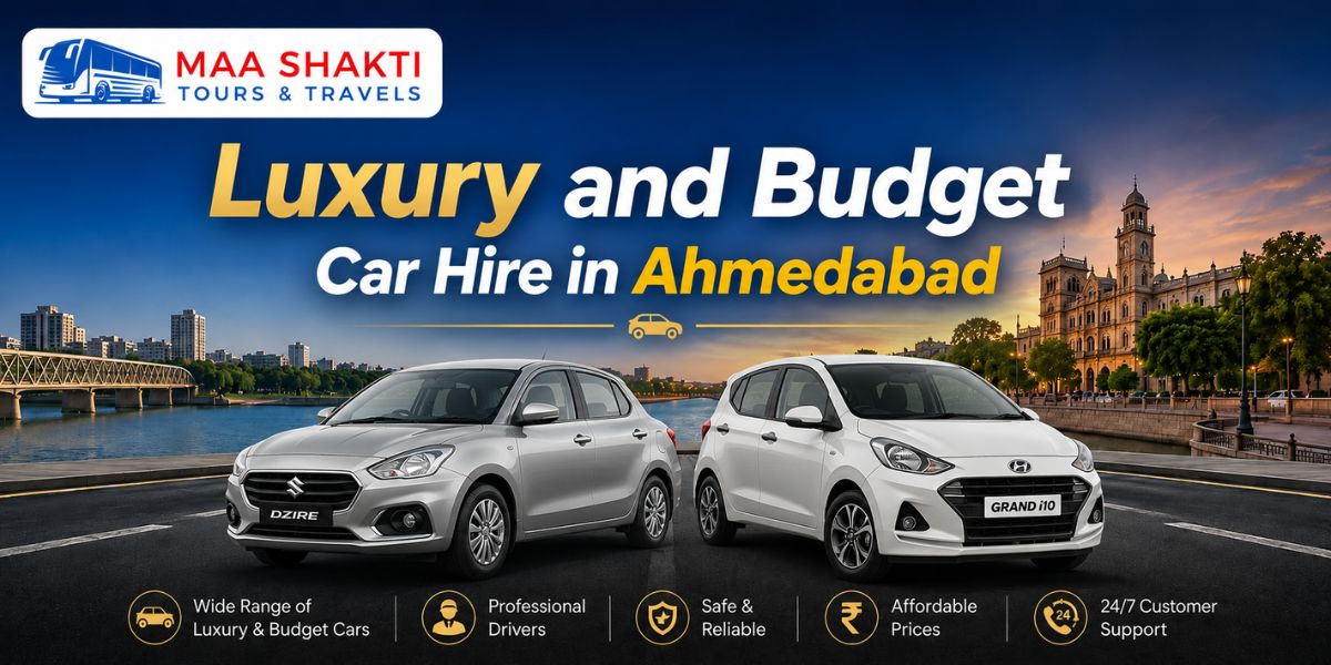 Car Hire in Ahmedabad | Affordable Car Rental with Driver