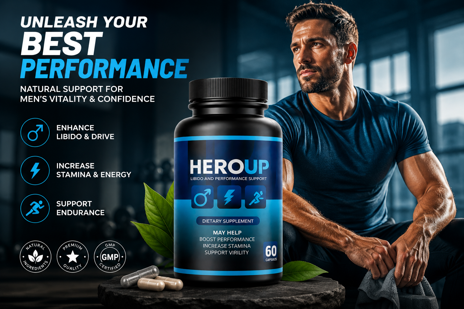 HeroUP Review 2026 – Natural Men’s Vitality &...