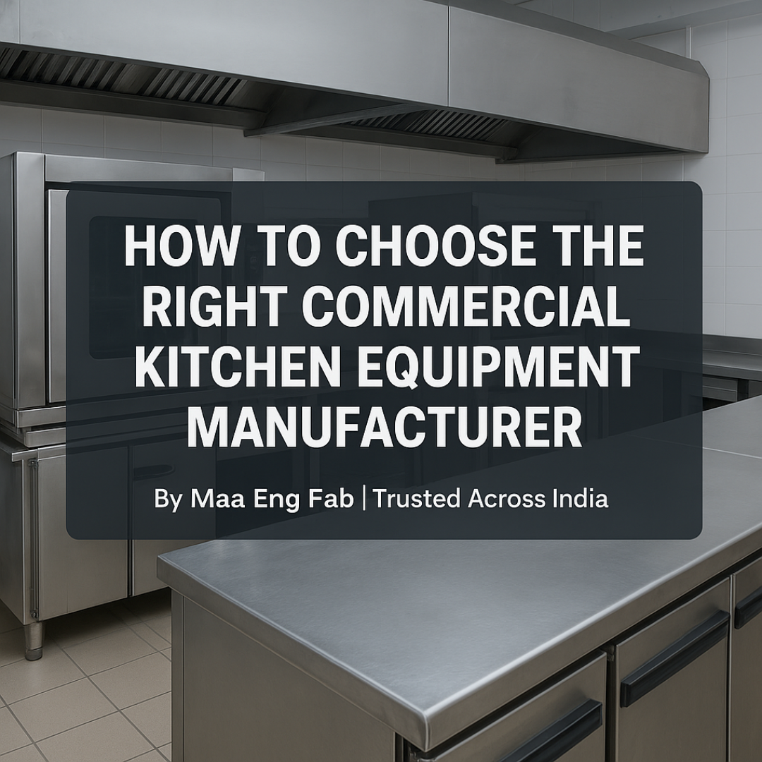 How to Choose the Right Commercial Kitchen Equipment Manufacturer