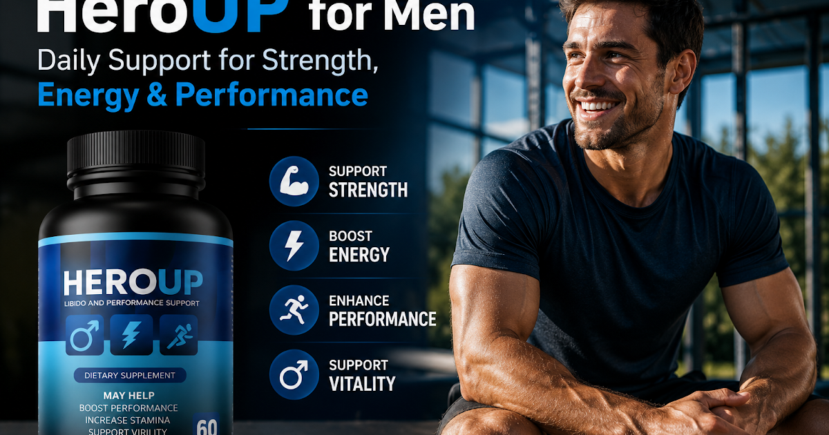 HeroUP Reviews 2026 – Natural Male Vitality & Performance Support ~ Healthy Fit Pro