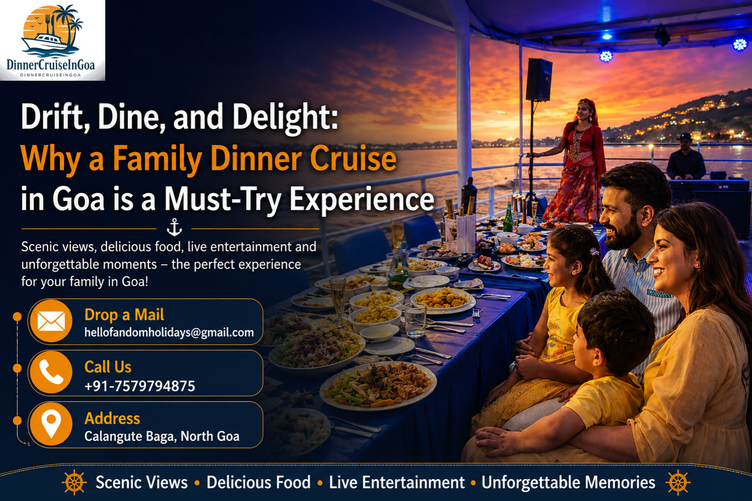 Family Dinner Cruise in Goa – Best Cruise Experience for Families