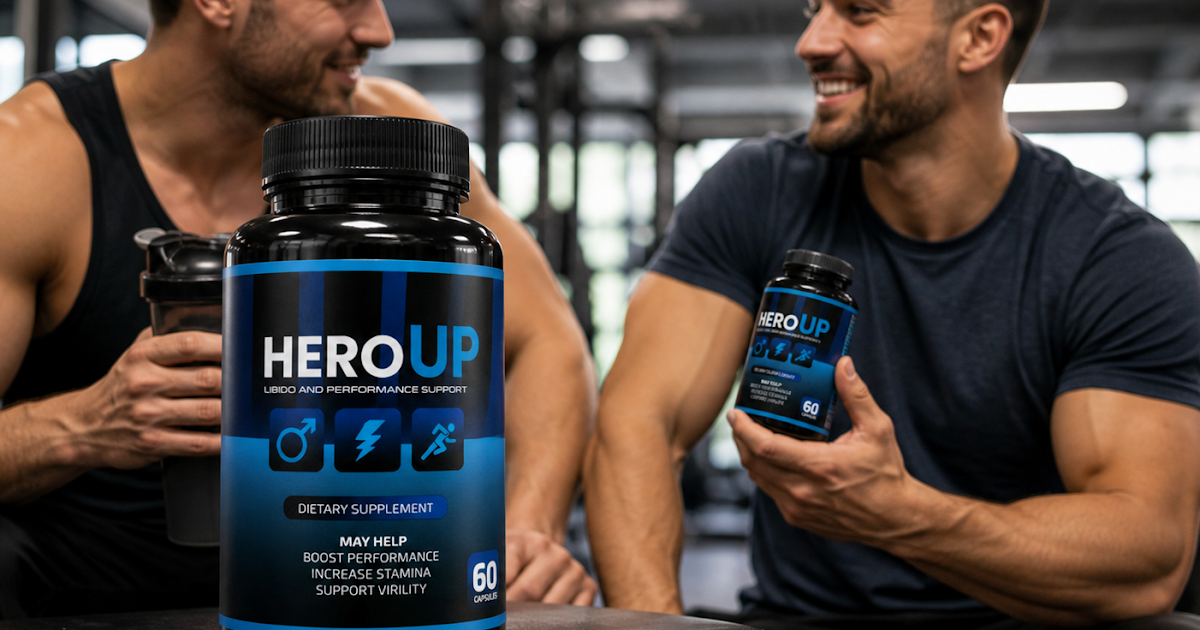 HeroUP Review: Natural Male Vitality Support & Performance Booster ~ Healthy Fit Pro