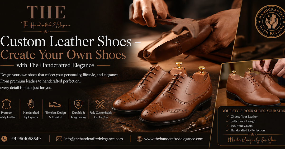 Custom Leather Shoes – Create Your Own Shoes with The Handcrafted Elegance