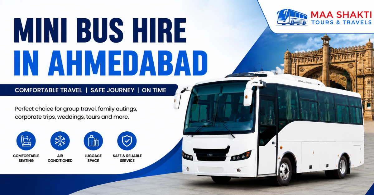 Mini bus hire in Ahmedabad & Cab Hire in Ahmedabad – Comfortable Travel Solutions with Cabin Gujrat – Site Title