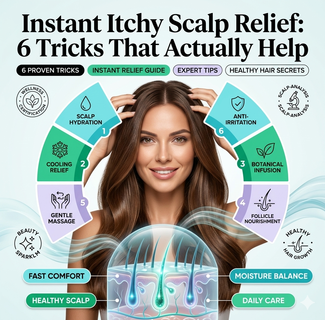 Instant Itchy Scalp Relief: 6 Tricks That Actually Help